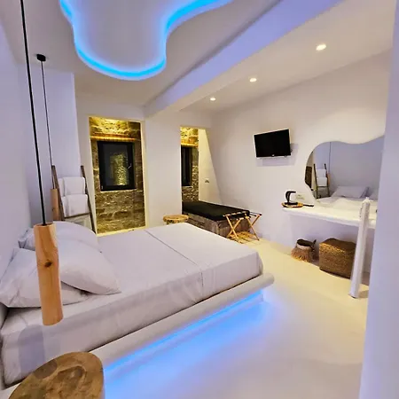 Elli Tropical Luxury Sunset-infinity Pool- Sea Side-near Center Parking Апарт-отель Mykonos Town