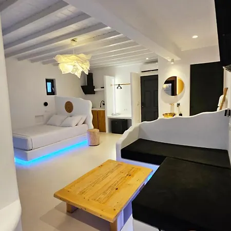 Elli Tropical Luxury Sunset-infinity Pool- Sea Side-near Center Parking Mykonos Town