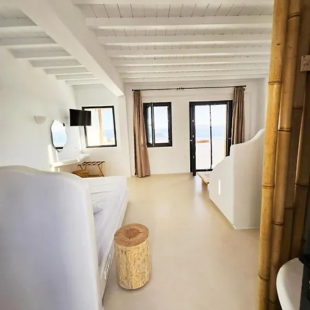 Elli Tropical Luxury Sunset-infinity Pool- Sea Side-near Center Parking Mykonos Town