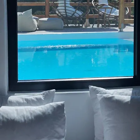 Elli Tropical Luxury Sunset-infinity Pool- Sea Side-near Center Parking Mykonos Town