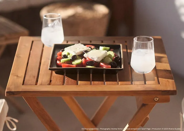 Elli Tropical Luxury Sunset-infinity Pool- Sea Side-near Center Parking Mykonos Town