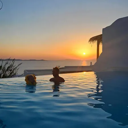 Elli Tropical Luxury Sunset-infinity Pool- Sea Side-near Center Parking 公寓式酒店 4*