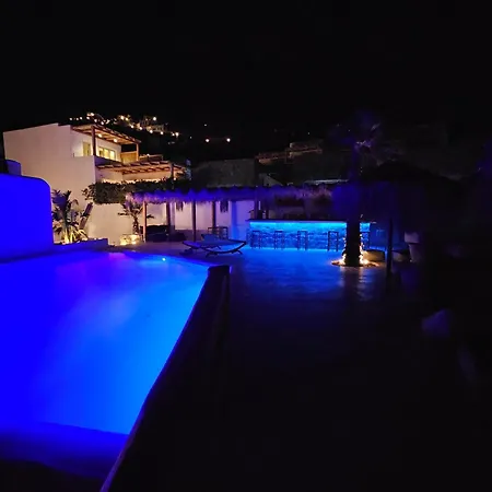 Elli Tropical Luxury Sunset-infinity Pool- Sea Side-near Center Parking Mykonos Town