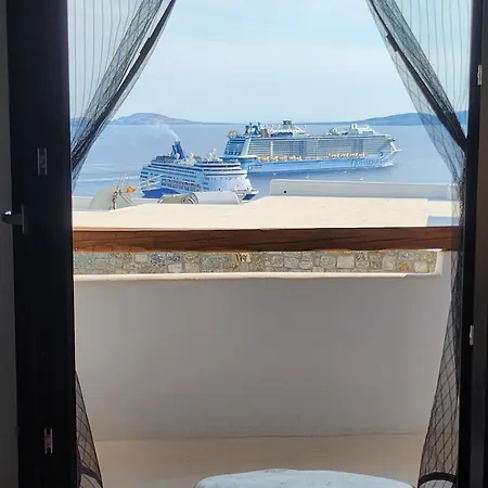 Elli Tropical Luxury Sunset-infinity Pool- Sea Side-near Center Parking Mykonos Town