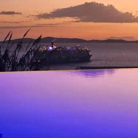 Elli Tropical Luxury Sunset-infinity Pool- Sea Side-near Center Parking * Mykonos Town