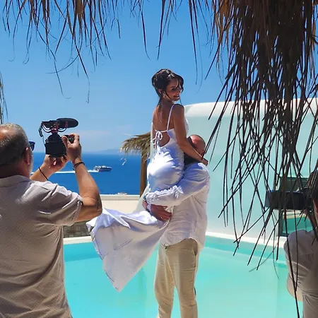Aparthotel Elli Tropical Luxury Sunset-infinity Pool- Sea Side-near Center Parking Mykonos Town