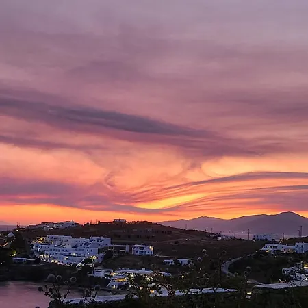 Elli Tropical Luxury Sunset-infinity Pool- Sea Side-near Center Parking Mykonos Town