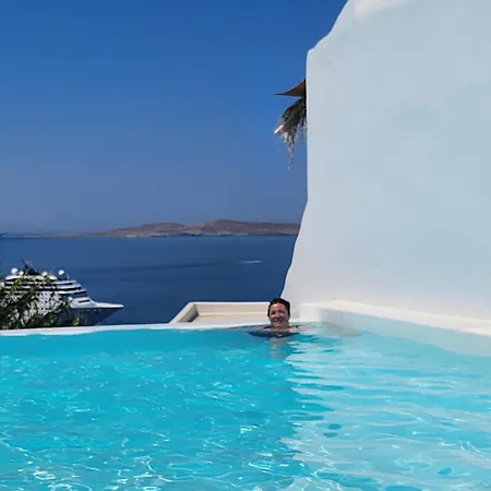 Elli Tropical Luxury Sunset-infinity Pool- Sea Side-near Center Parking Lejlighedshotel