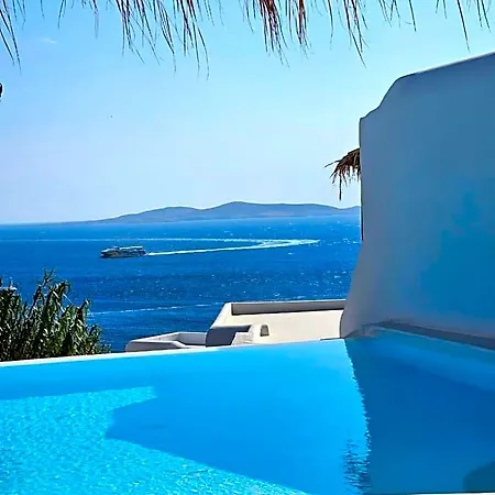 Aparthotel Elli Tropical Luxury Sunset-infinity Pool- Sea Side-near Center Parking Mykonos Town