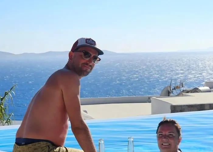 Hotel apartamentowy Elli Tropical Luxury Sunset-infinity Pool- Sea Side-near Center Parking Mykonos Town