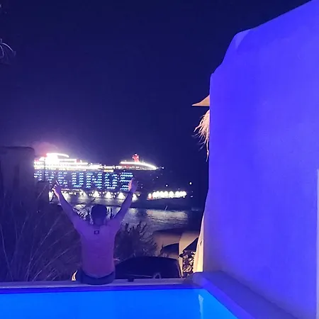 מלון דירות Elli Tropical Luxury Sunset-infinity Pool- Sea Side-near Center Parking Mykonos Town