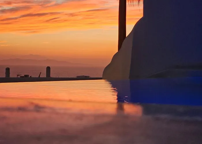 מלון דירות Elli Tropical Luxury Sunset-infinity Pool- Sea Side-near Center Parking